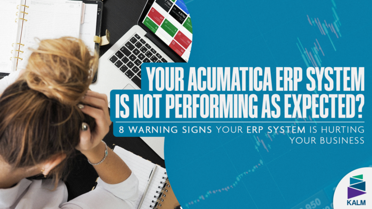 Business team frustrated by Acumatica ERP issues