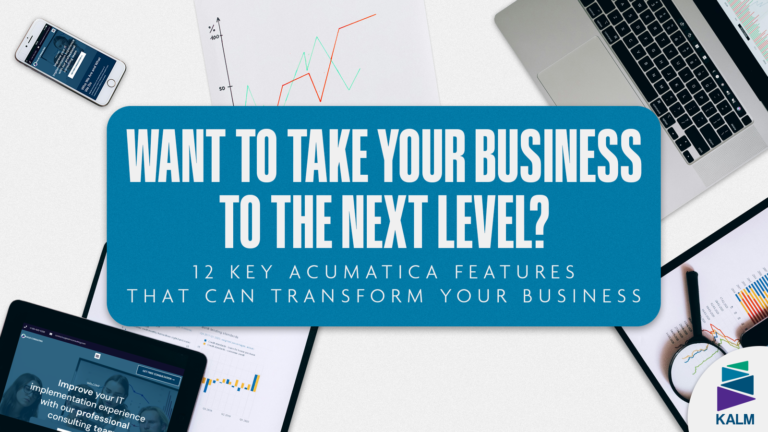Business team optimizing workflows with Acumatica ERP