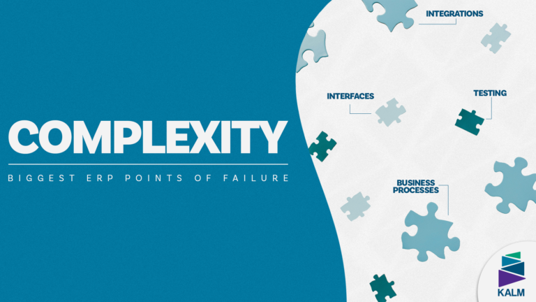 Illustration depicting challenges in ERP implementation due to complexity